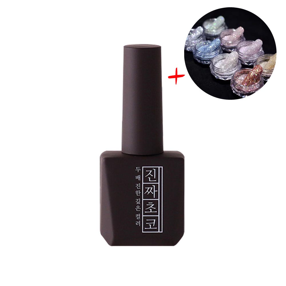 모스티브 칼라 젤폴리쉬 진짜 초코 12ml