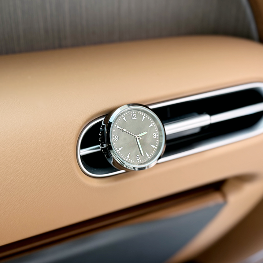 제플릭스 시계방향제2 송풍구형 차량용 디퓨저 메탈릭 블랙 클린코튼