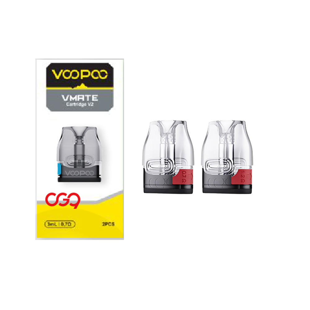 부푸 브이메이트 V2 클리어 팟 0.7옴 (2개 1세트) 전자담배 전담 코일팟 카트리지 - 상품 이미지