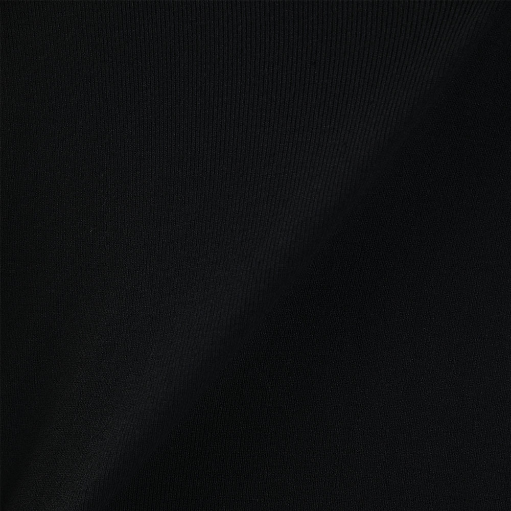 모크넥니트 반목폴라 반팔 캡소매 홀가먼트니트 블랙, FREE(One size) - 상세 이미지 3