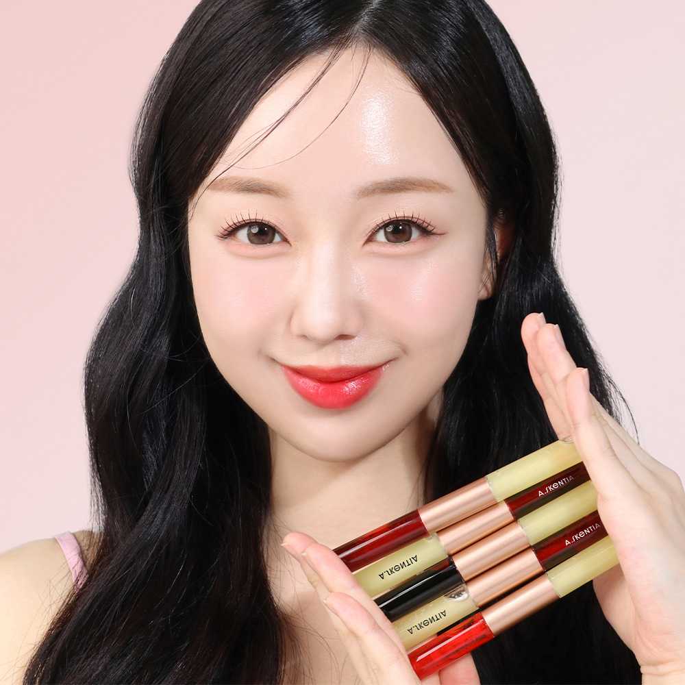 에이스켄티아 듀얼 글로우 베일 워터틴트 & 립 오일 5colors - 상세 이미지 2