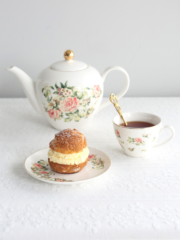 영국 티팟세트 프렌치 빈티지 티포트 찻잔 다도 세트 럭셔리 에프터눈 - 상세 이미지 4