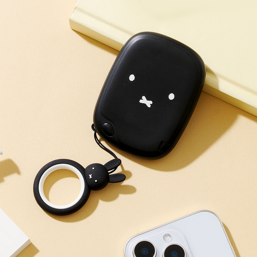 미피 보조배터리 5000mAh 맥세이프 휴대용 캐릭터 에디션 굿즈 블랙