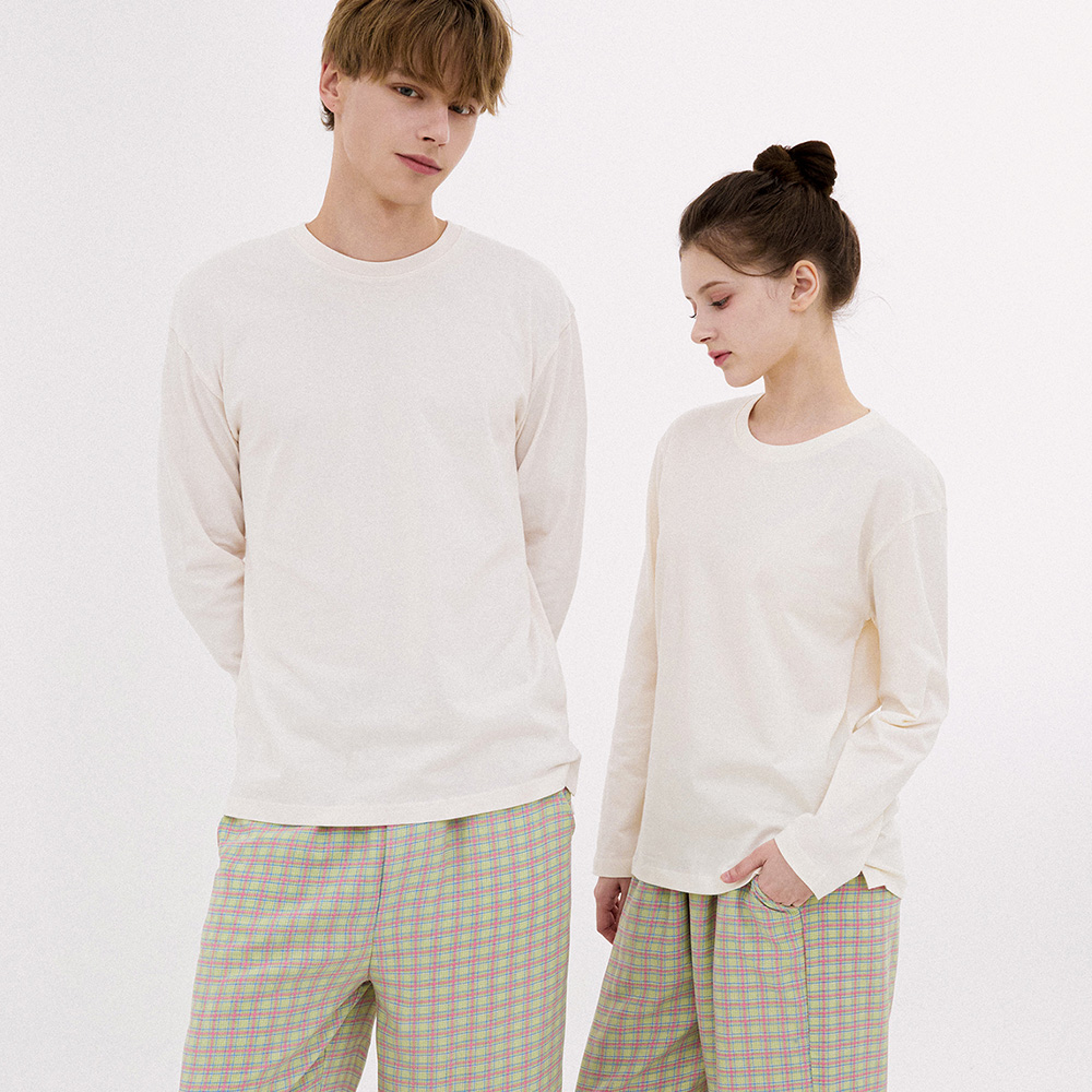 [2PACK]코튼라이크 푸키 커플 잠옷 바지 홈웨어 - 상세 이미지 2