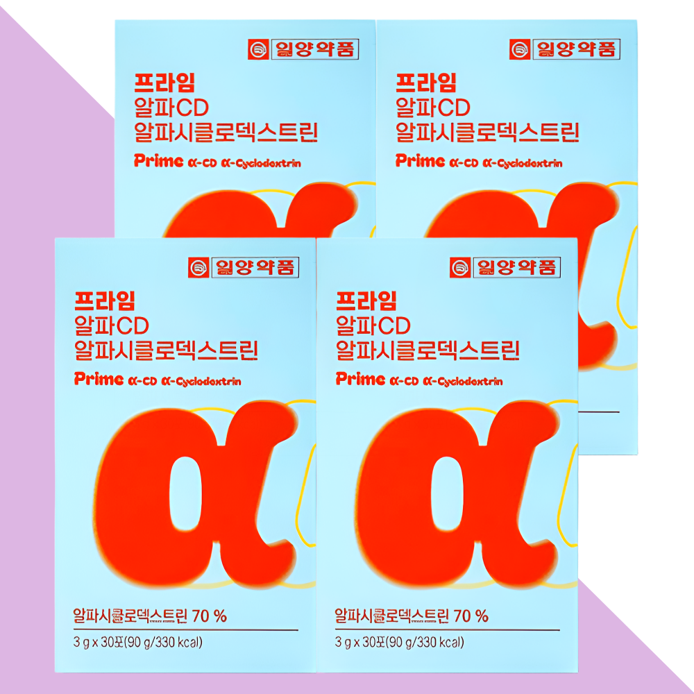 일양약품 알파CD 알파시디 알파시클로덱스트린 30포X4박스 - 상품 이미지