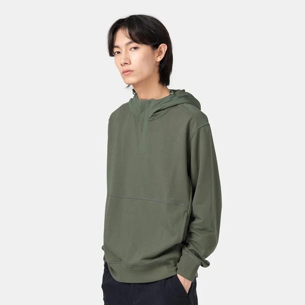 네파 후드 남성 긴팔 티셔츠 아웃도어 기능성 등산복 우븐 스웨트 - 상세 이미지 5