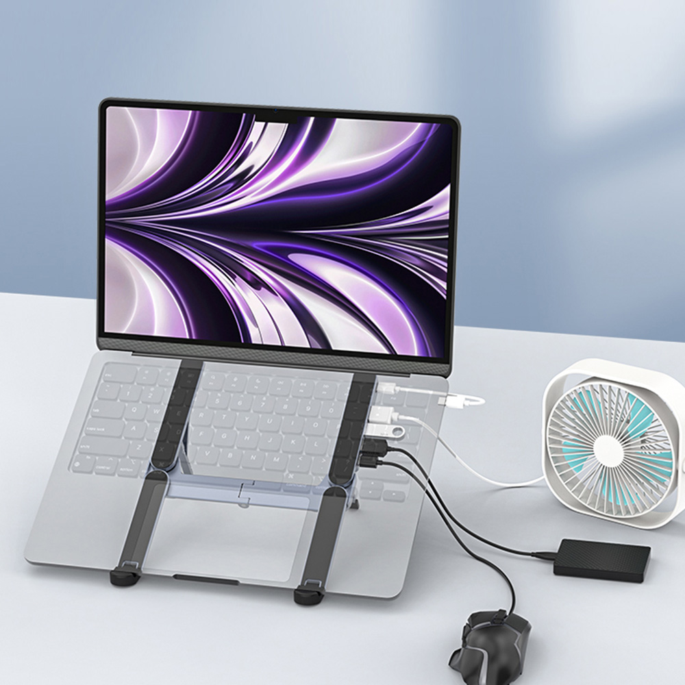 플렉시젠U 접이식 노트북 거치대 알루미늄 맥북 거치대 받침대 휴대용