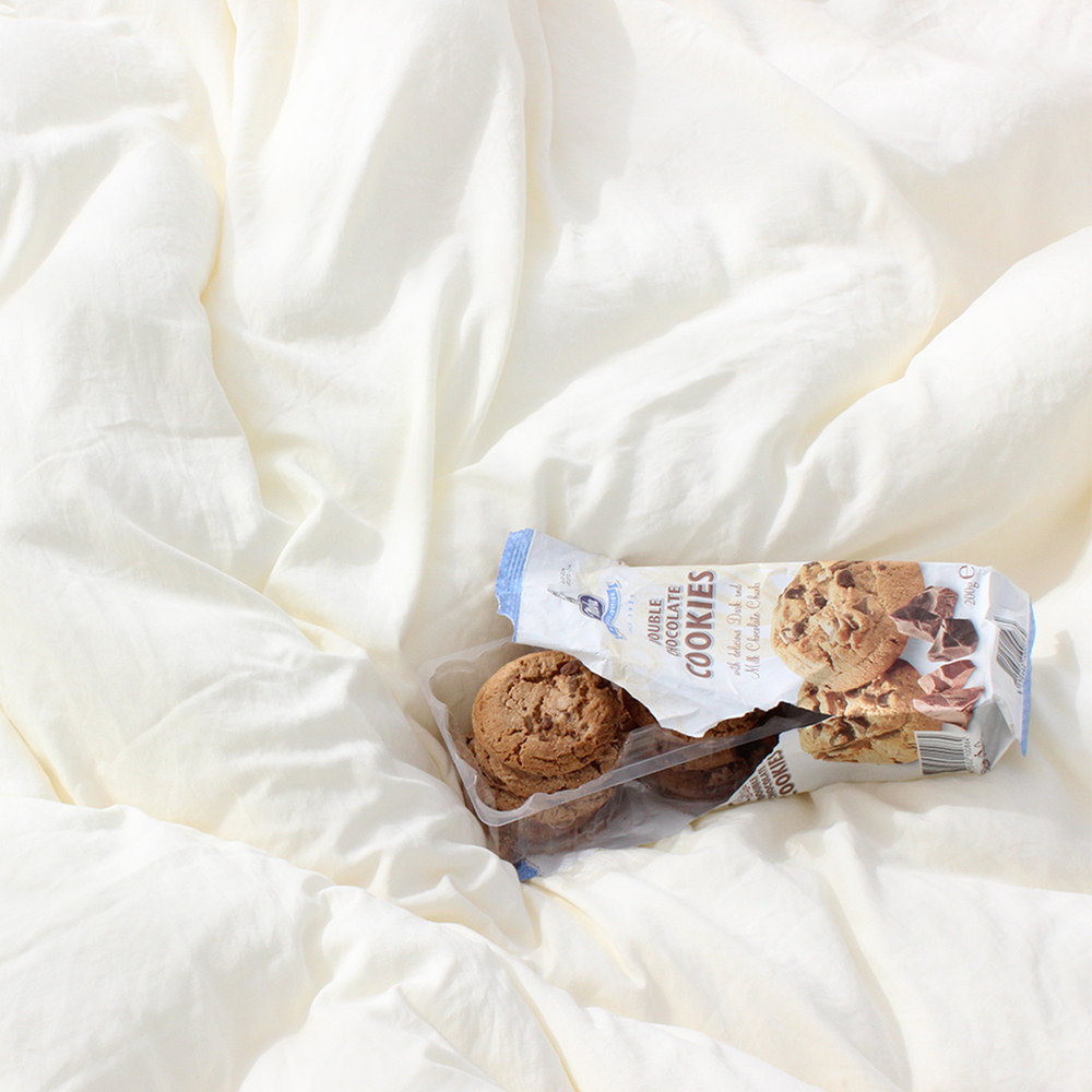 부드러운 아멜리 워싱 사계절 옥수수솜 무봉제 차렵이불 펄 아이보리, Q(퀸)