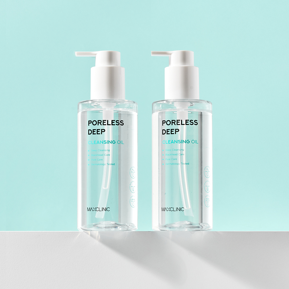 맥스클리닉 포어리스 딥 블랙헤드 모공 클렌징오일 200ml, 2개