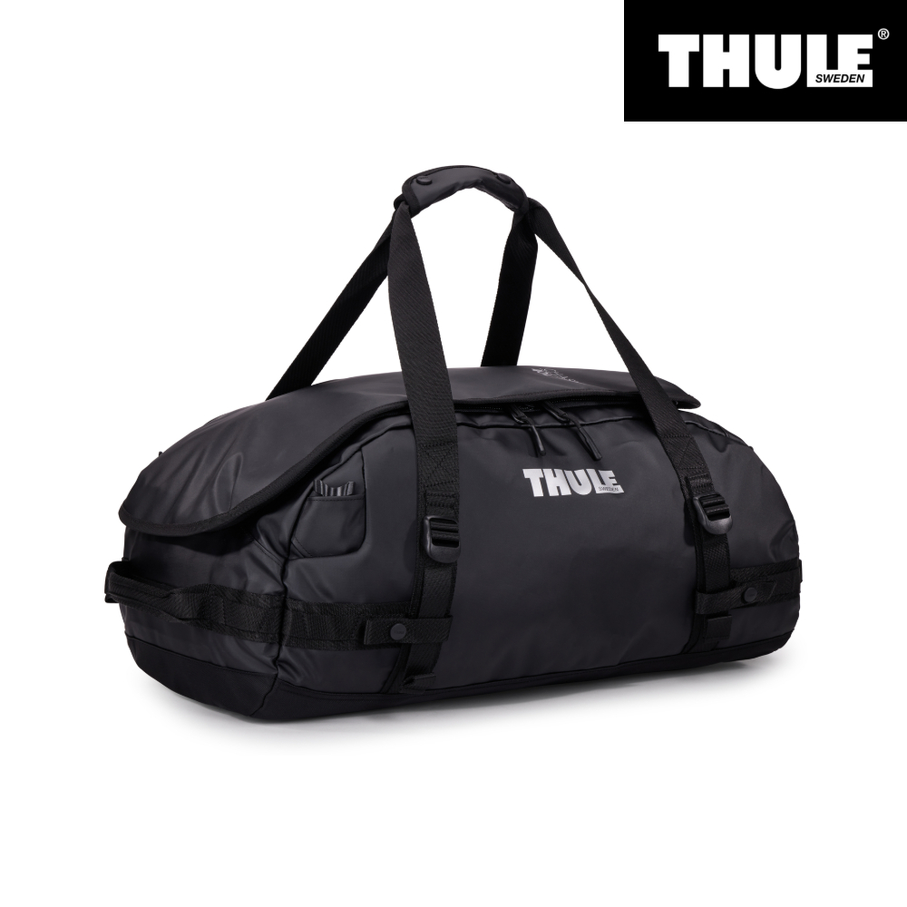 툴레 뉴 캐즘 캠핑 여행용 스포츠 방수 가방 더플백 겸용 40L, 블랙