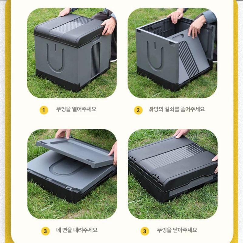 간이 소변기 화장실 공사장 이동식 이동 좌변기 소변통 이동식화장실 이동식변기 캠핑화장실 초대형 각진 접이식 12팩고정제청소봉투 - 상세 이미지 3