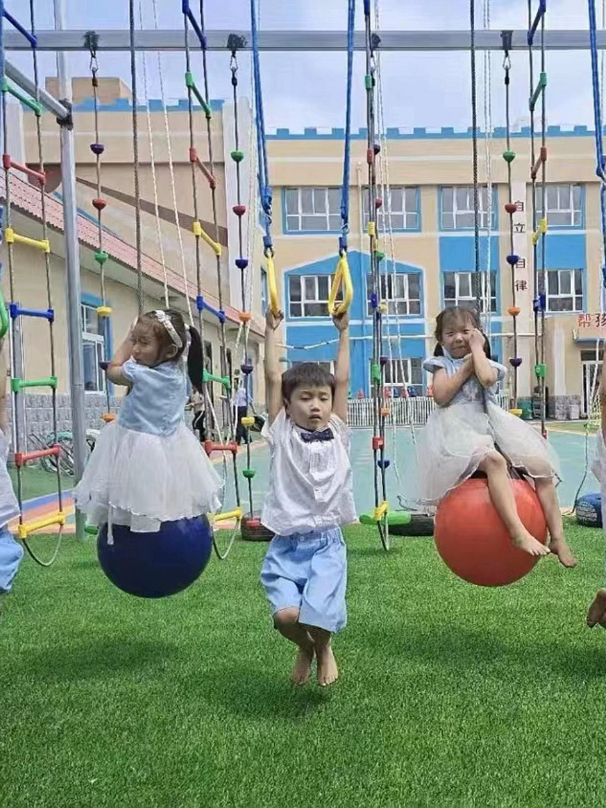 놀이터 로프 사다리 밧줄 세트 클라이밍 놀이 마당 - 상세 이미지 3