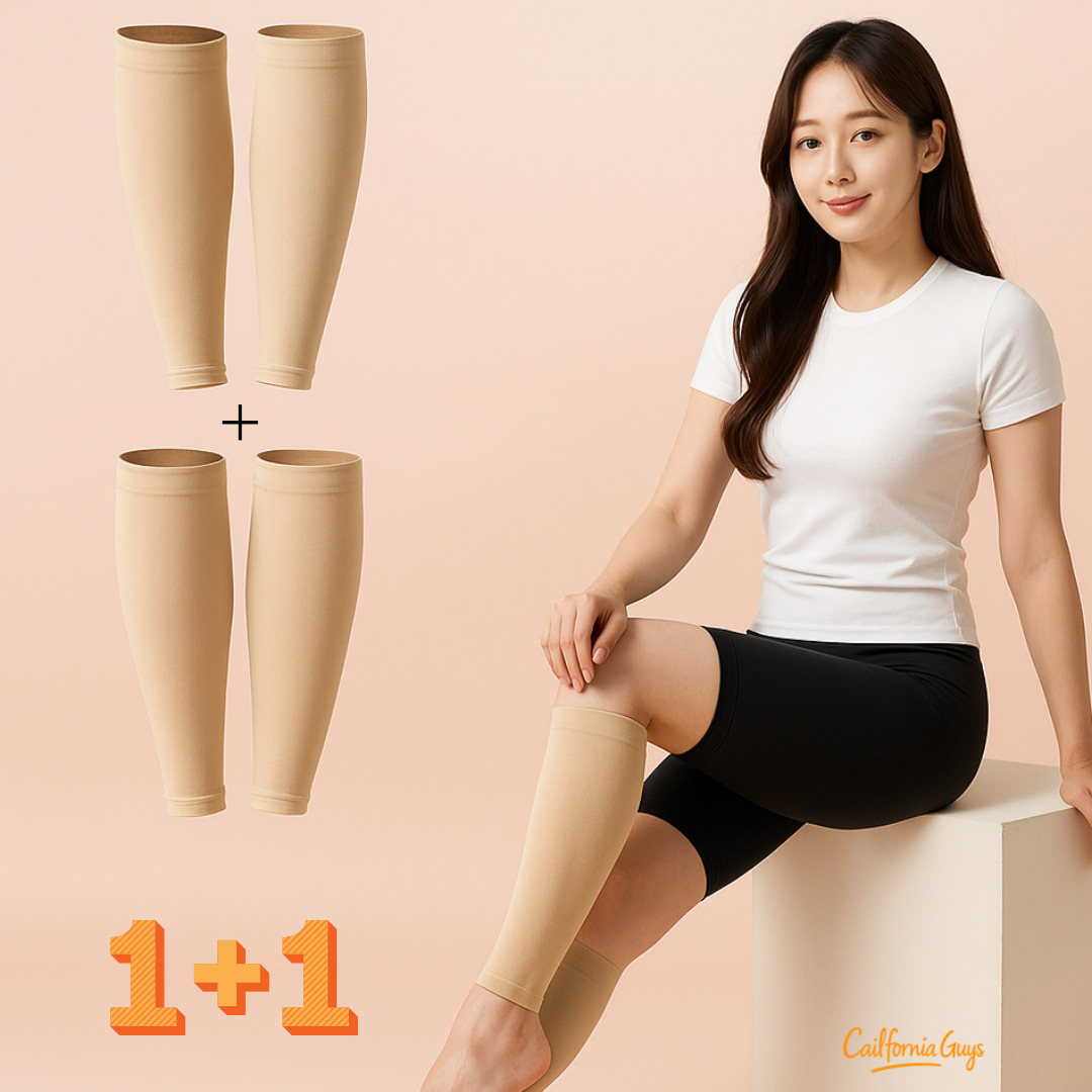 1+1 얇은 탄력밴드 종아리 압박 스타킹 의료기기 하지정맥 혈액순환 - 상품 이미지