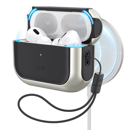 ESR 에어팟 프로3 할로락 하이브리드 맥세이프 케이스 자석 클로즈업 이미지