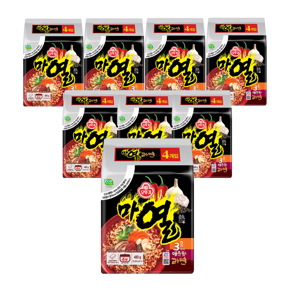 오뚜기 마열라면 120g, 32개