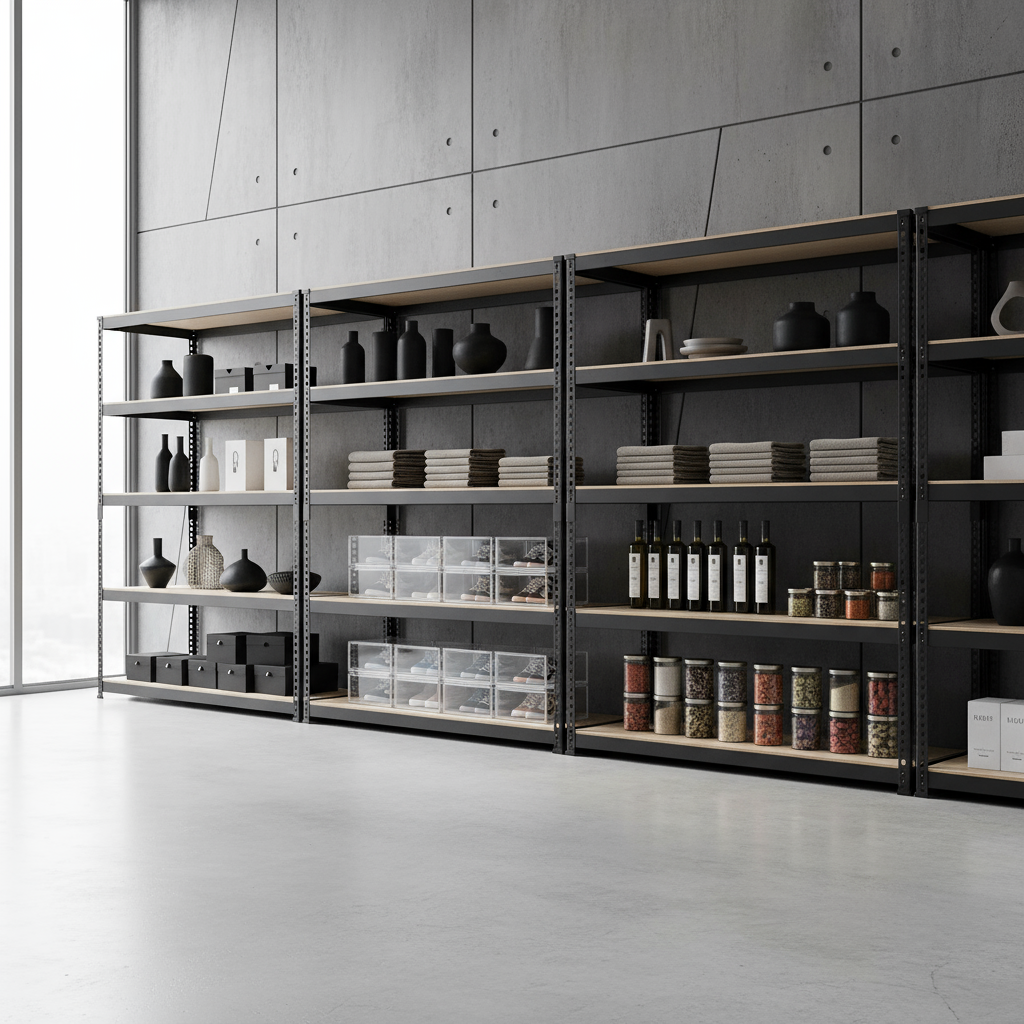 철제선반 조립식 앵글 선반 베란다 무볼트 스피드랙 렉 건조기 펜트리 3030605단