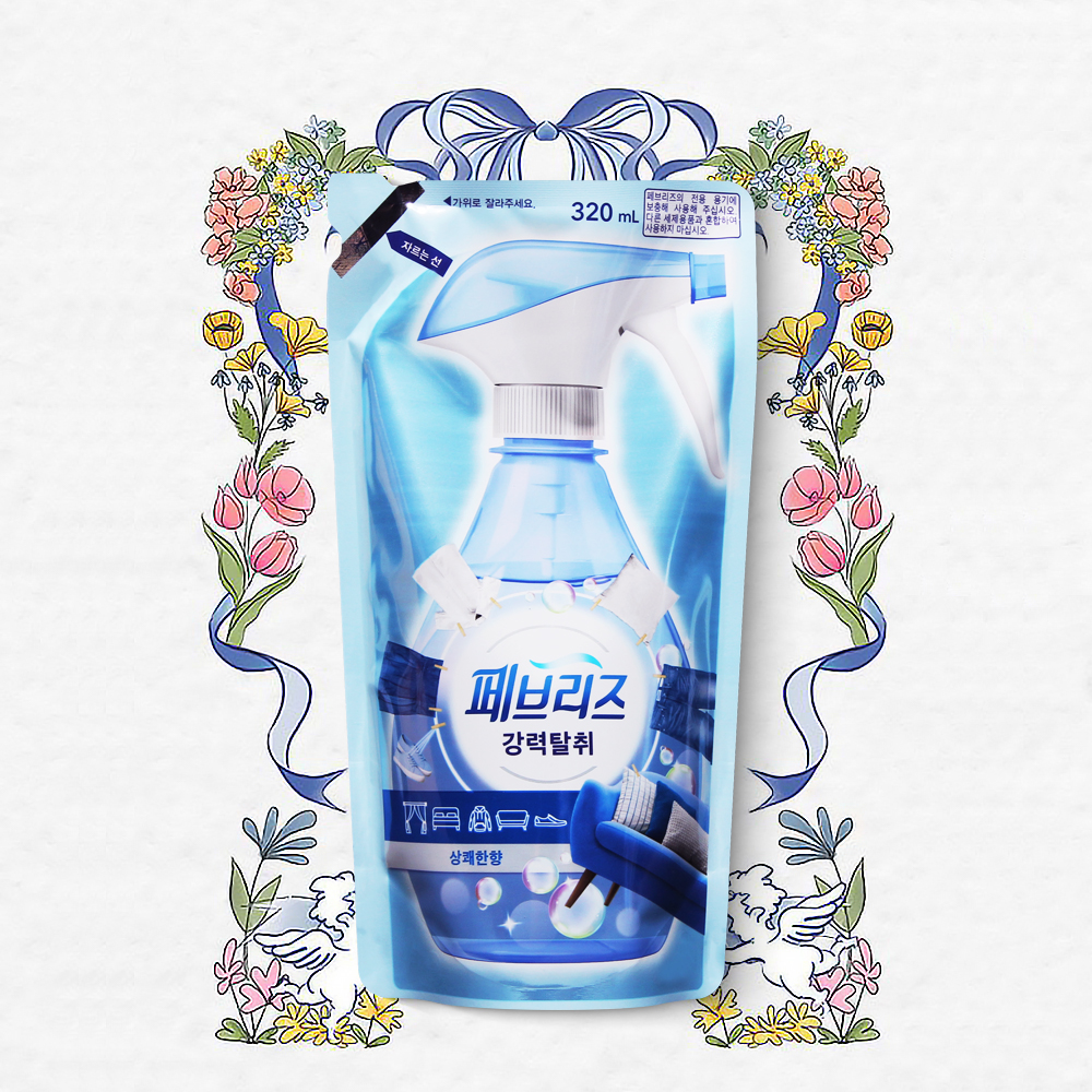 페브리즈 리필 상쾌한향 섬유탈취제 320ml 강력탈취 섬유향수 - 메인 이미지