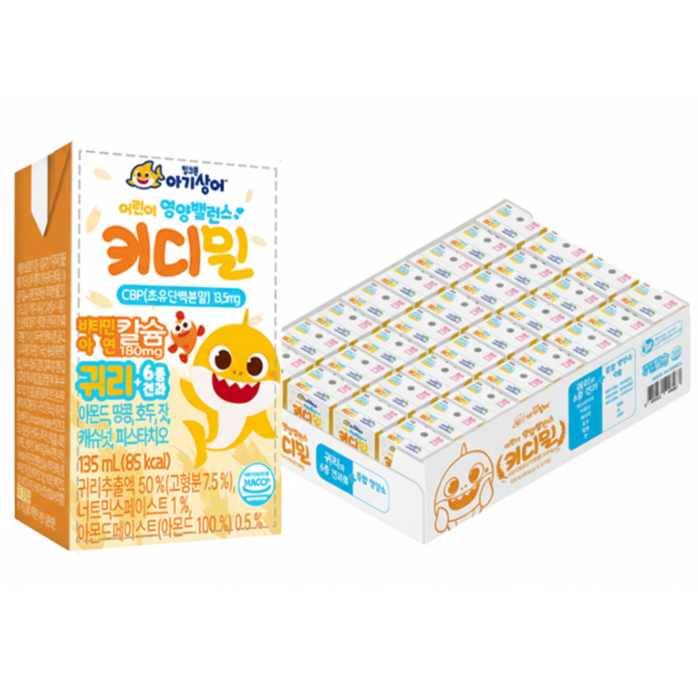 핑크퐁 아기두유 귀리 키디밀 32개 키즈 어린이 멸균 두유 - 상세 이미지 5