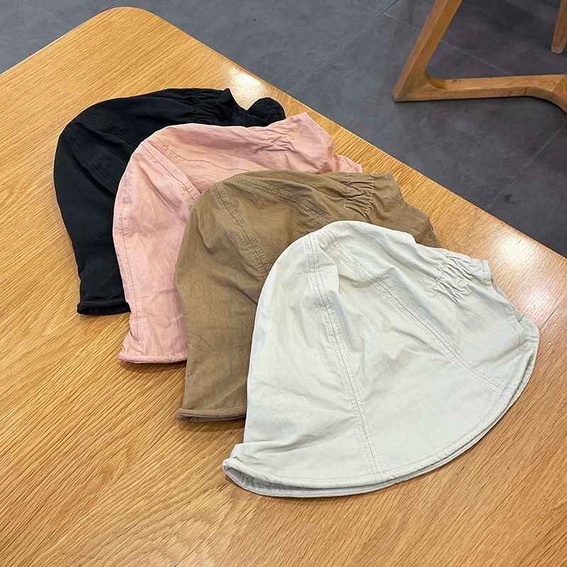 바스락모자 버킷햇 베트남 유럽여행모자 벙거지 챙넓은 벙거지모자 여성모자 보닛햇 여름모자 다크카키 조절 가능 54-59cm - 상세 이미지 4