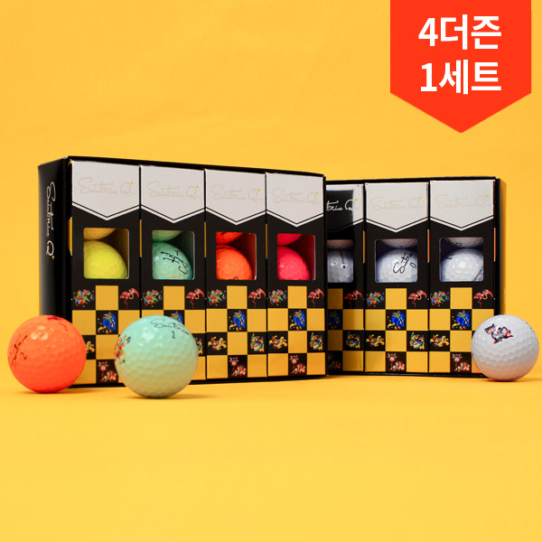 4더즌 48구/ 넥센 세인트나인 Q 플러스 고반발 3피스 골프공