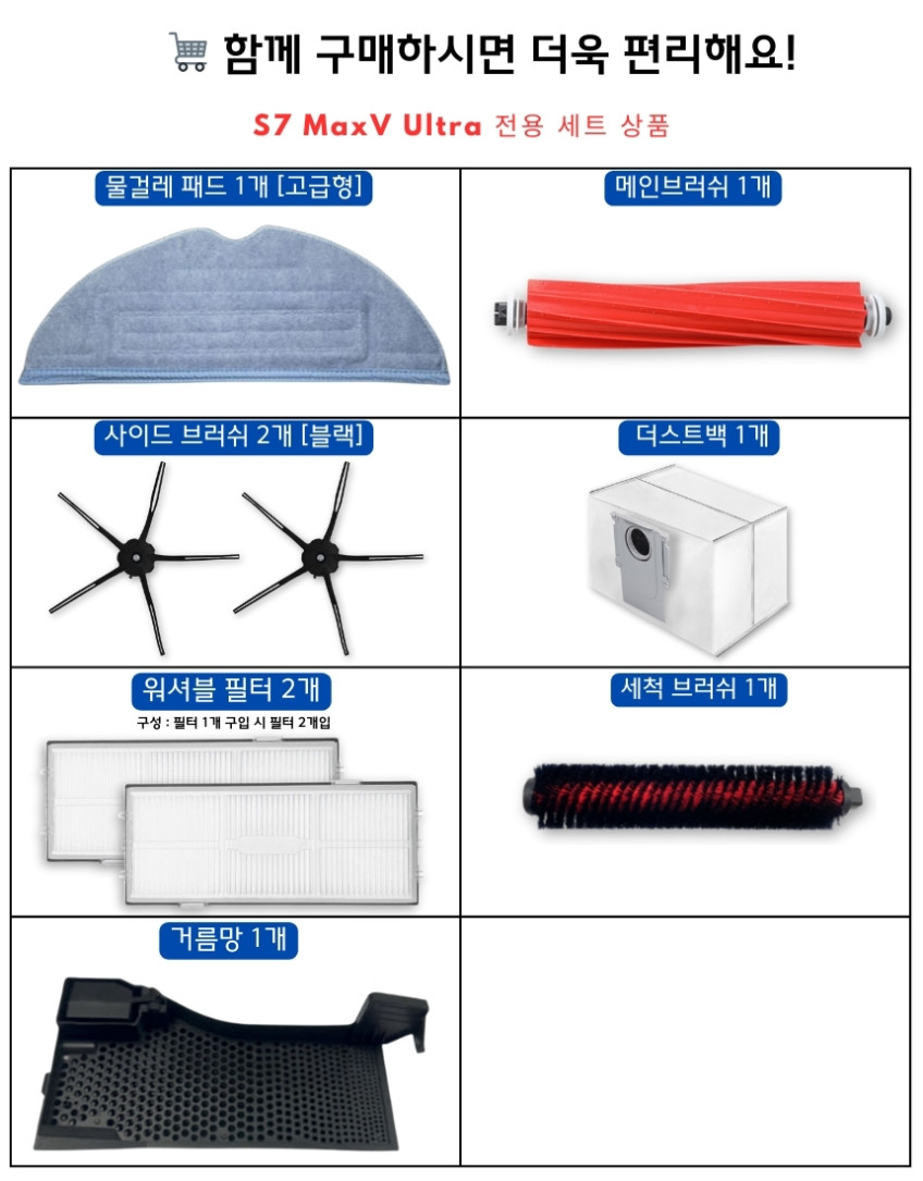 로보락 S7 MaxV Ultra 거름망 1EA 판매처 상세 정보 이미지 4