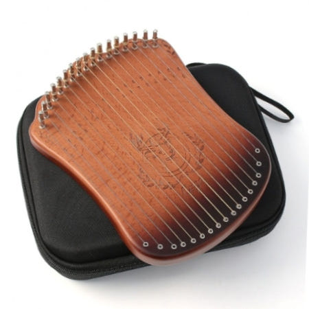 느티나무 17음계 리라 미니하프 S-1 월넛 초등학생 음악악기