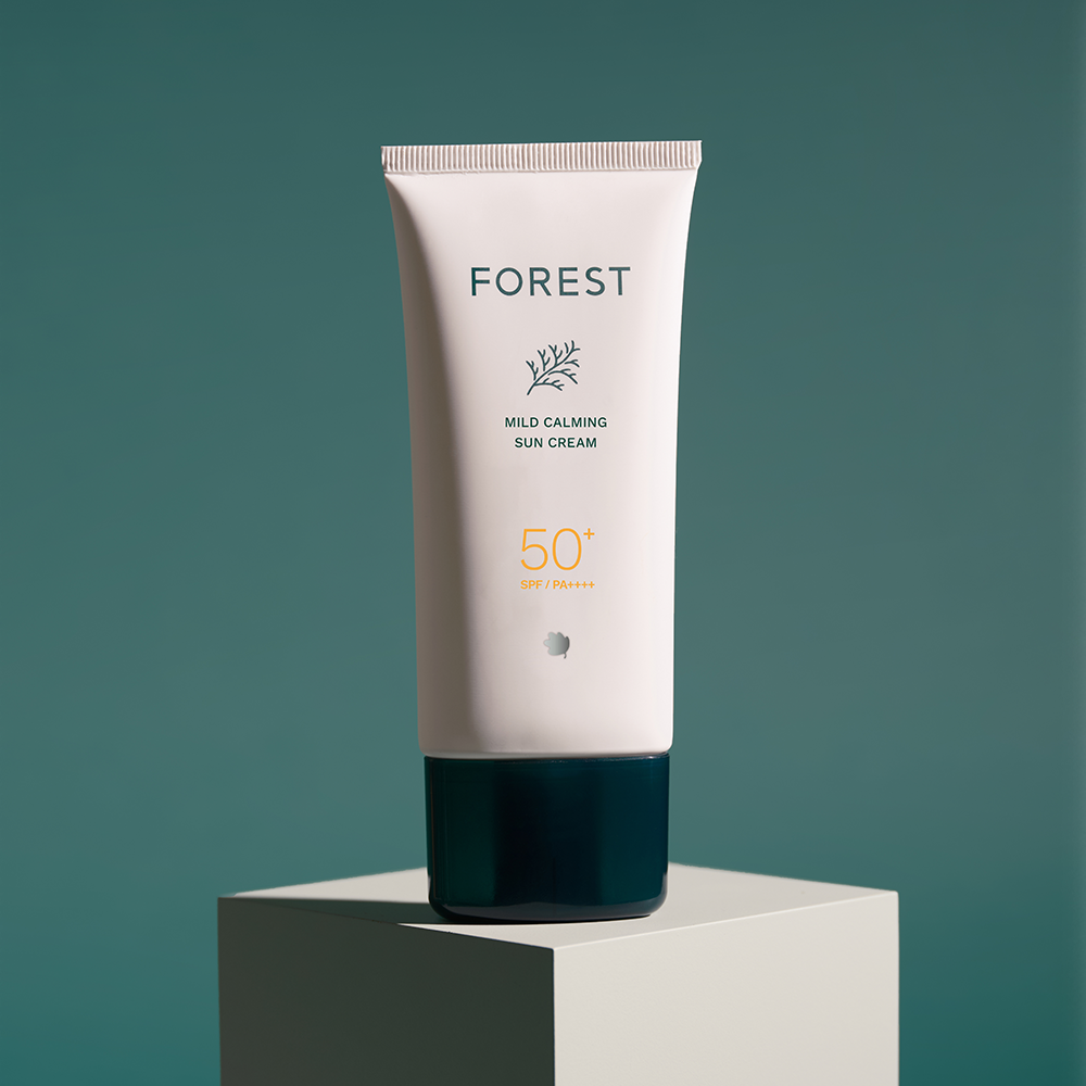 포레스트 비건 마일드 카밍 선크림 80ml(SPF50+) 대용량 / 무기자차/ 톤업선크림
