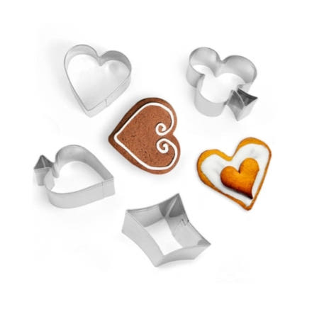 오와이규협력사 포커디자인 스텐 쿠키커터 4종세트 귀여운쿠키커터 제과제빵용품 제과제빵