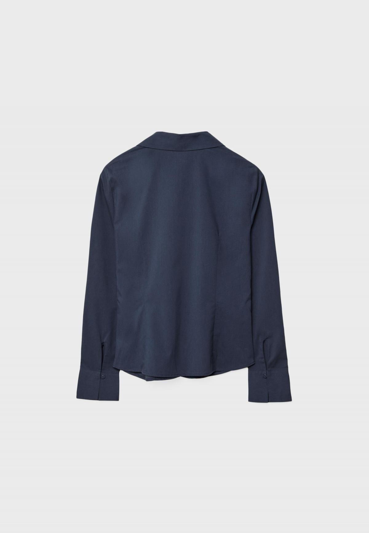 스트라디바리우스 베이직 네이비 슬림핏 긴팔 셔츠 6012/703 NAVY BLUE - 상세 이미지 2
