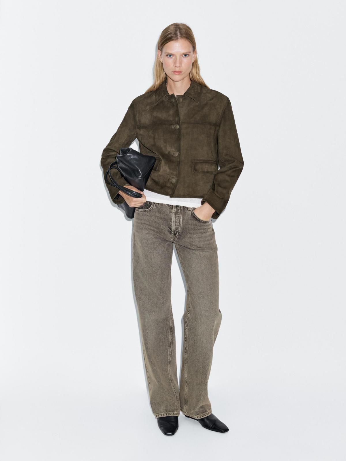 마시모두띠 빈티지 데님 와이드핏 미드웨이스트 청바지 5036/636 NATURAL GREY - 상세 이미지 2