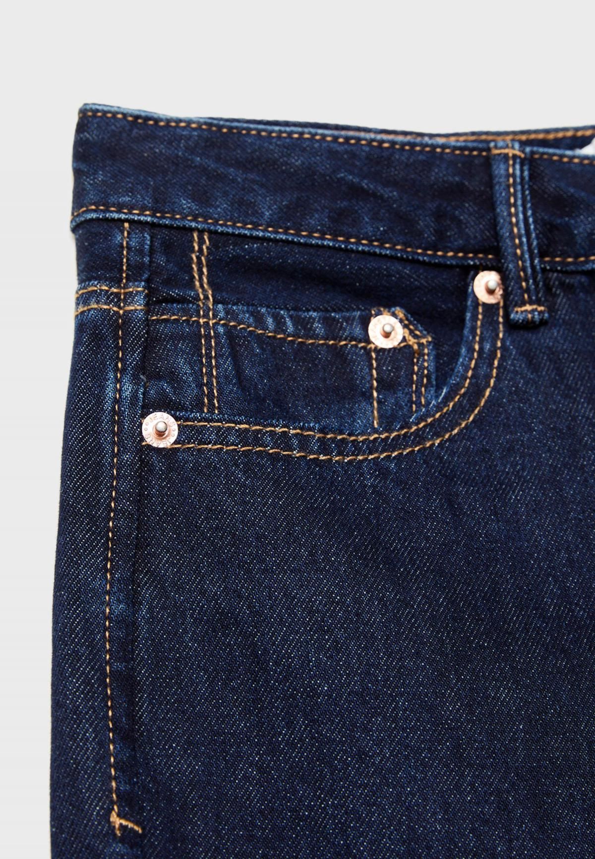 스트라디바리우스 트렌디 로우라이즈 와이드핏 데님 청바지 1441/620 OVERDYED BLUE DENIM - 상세 이미지 4