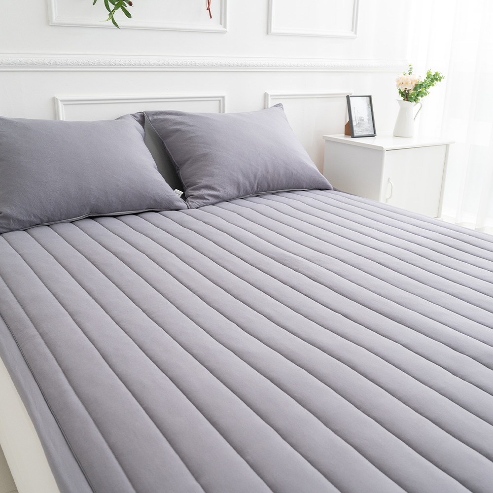 쿠에뜨 알러지케어 하리 워싱 무지 SS 고정밴드 논슬립 먼지없는 침대패드