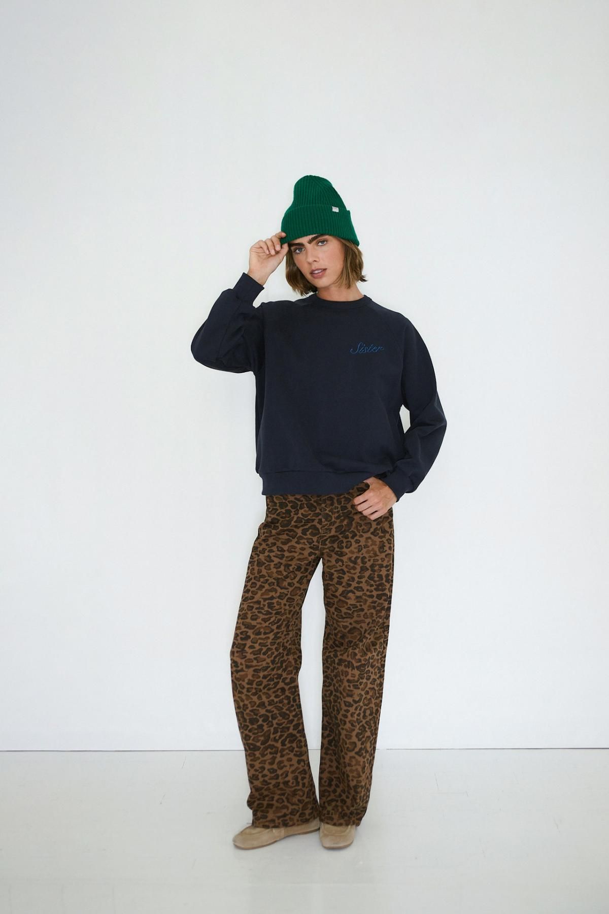 타이니코튼 베이직 네이비 맨투맨 AW25-784107 ONE COLOR - 상세 이미지 3