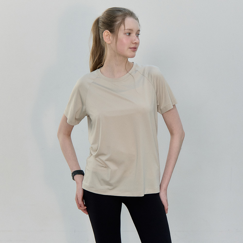 쿨브리즈 에어드라이 기능성 라글란 반팔 티셔츠