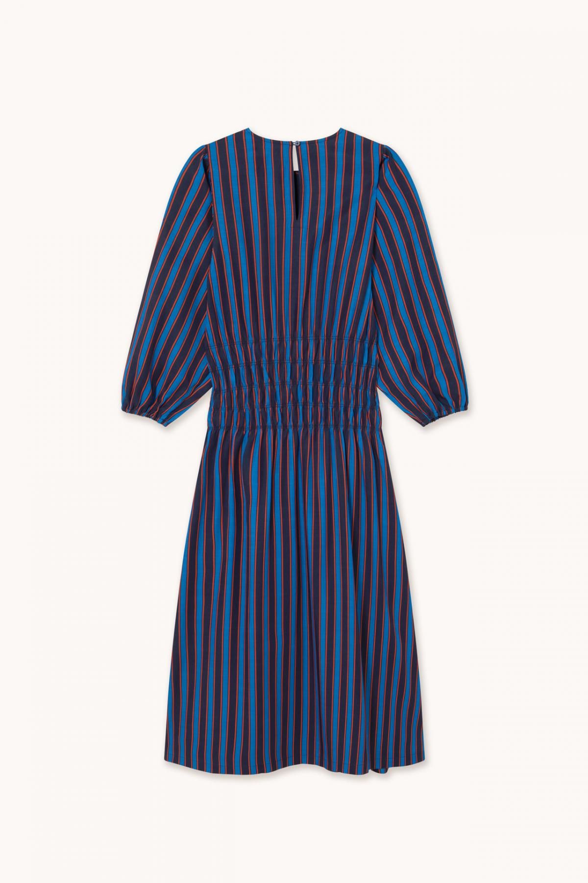 타이니코튼 스트라이프 네이비 미디 원피스 AW25-619107 ONE COLOR - 상세 이미지 2