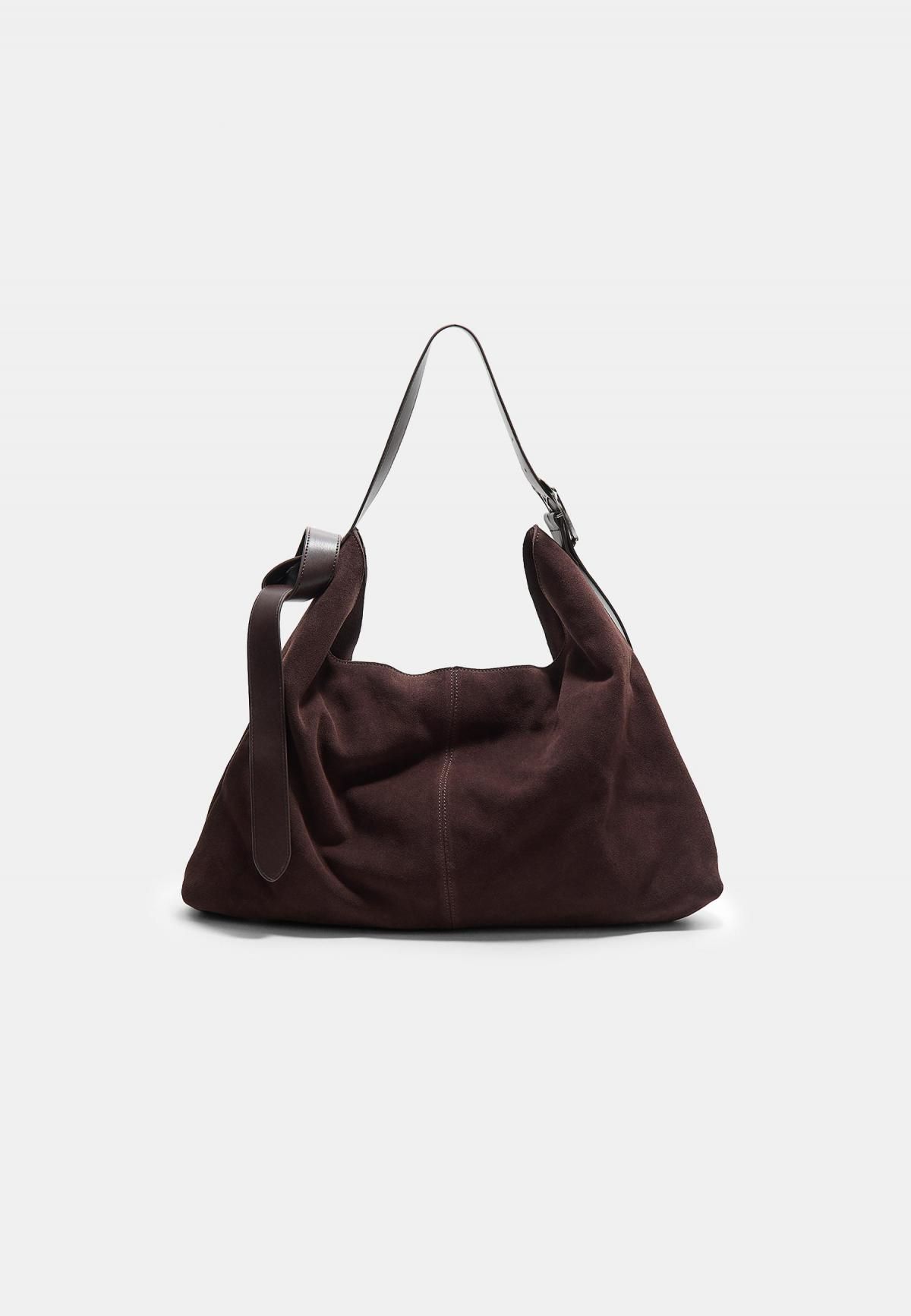 스트라디바리우스 소프트 레더 매듭 버클 호보백 3625/901 BROWN - 상품 이미지