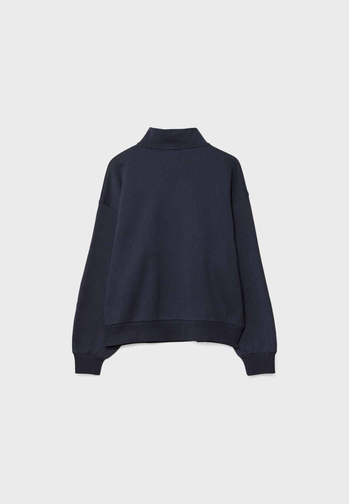 스트라디바리우스 테크니컬 하프집업 자수 맨투맨 6643/888 NAVY BLUE - 상세 이미지 2