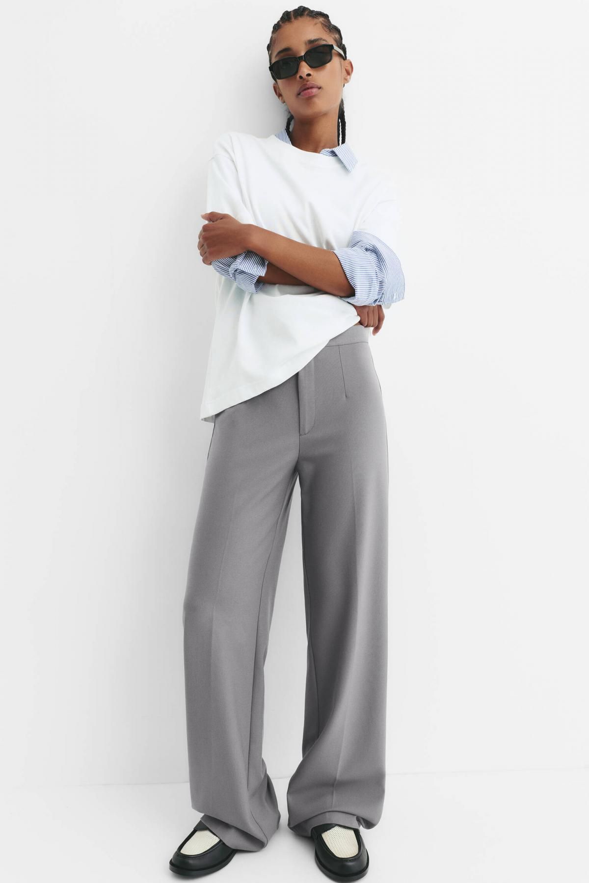 풀앤베어 하이웨이스트 테크니컬 스트레이트 팬츠 3680/421 TAUPE - 상세 이미지 2