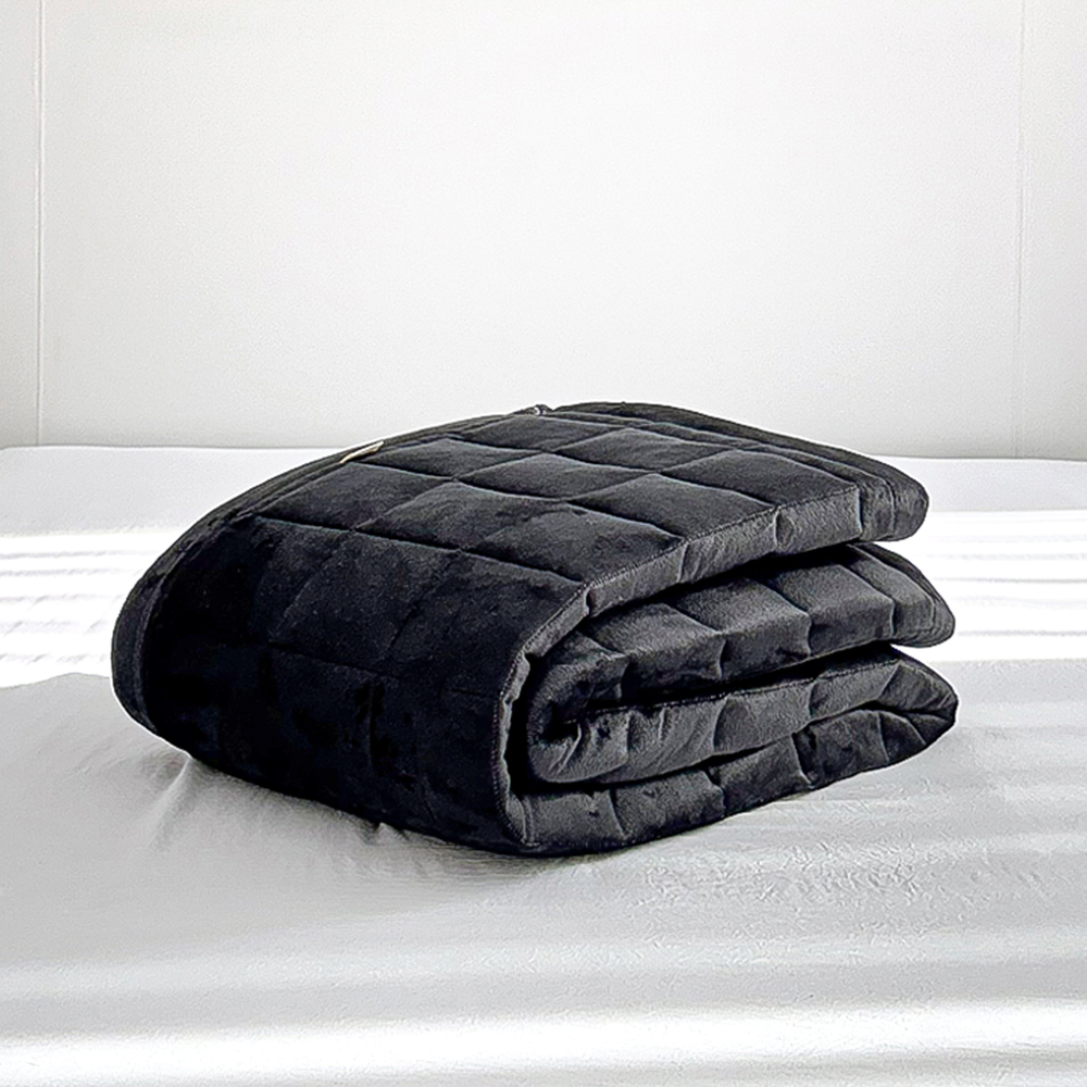 포근한 윈터테일 겨울 밍크 극세사 고정밴딩 침대패드 블랙 캣, SS(슈퍼싱글)