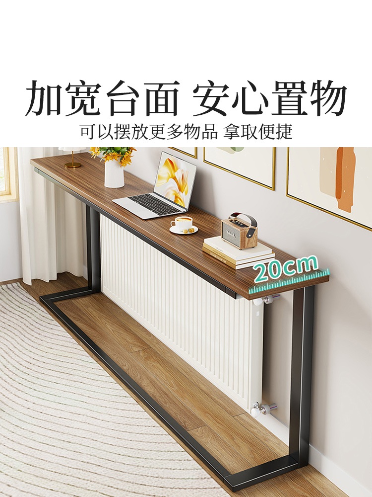 침대 옆 수납장 철제 사이드 보관함 소파 슬림 캐비닛 원목 낮은 미니장 블랙월넛 80x20x80 1개 - 상세 이미지 2