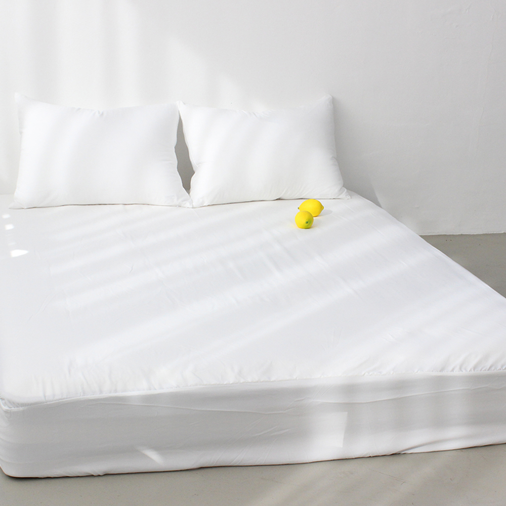 부드러운 아멜리 워싱 사계절 매트리스커버 멜로우 화이트, SS(슈퍼싱글)
