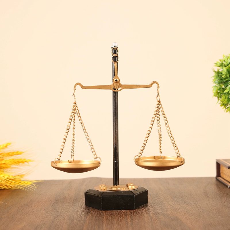 유럽 빈티지 양팔저울 천칭 균형 양팔 개업선물 서재 빈티지소품 인테리어소품 소품샵 저울 소형 - 상세 이미지 3