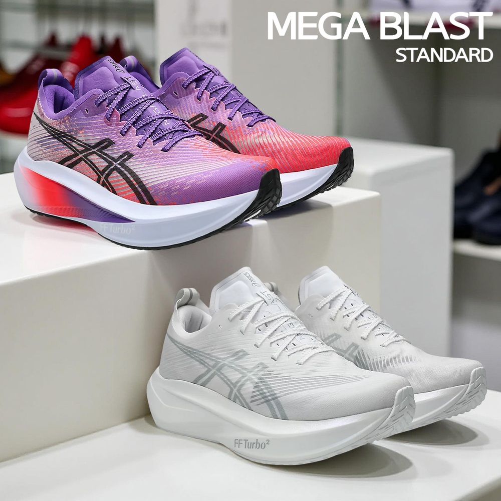 아식스 메가블라스트 스탠다드 남성  런닝화 마라톤 운동화 1013A170 퍼플/블랙 275