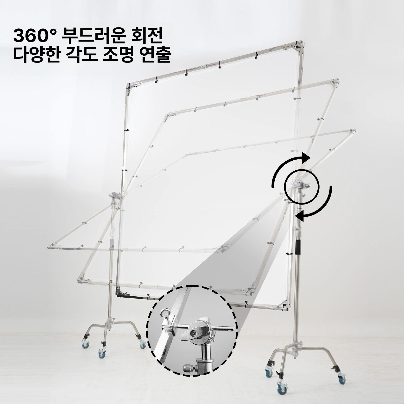 조명판 대형 반사판 확산판 실내 촬영용 사진관 장비 촬영 메탈 배경 플래시 업그레이드 상업 스튜디오 B - 상세 이미지 4