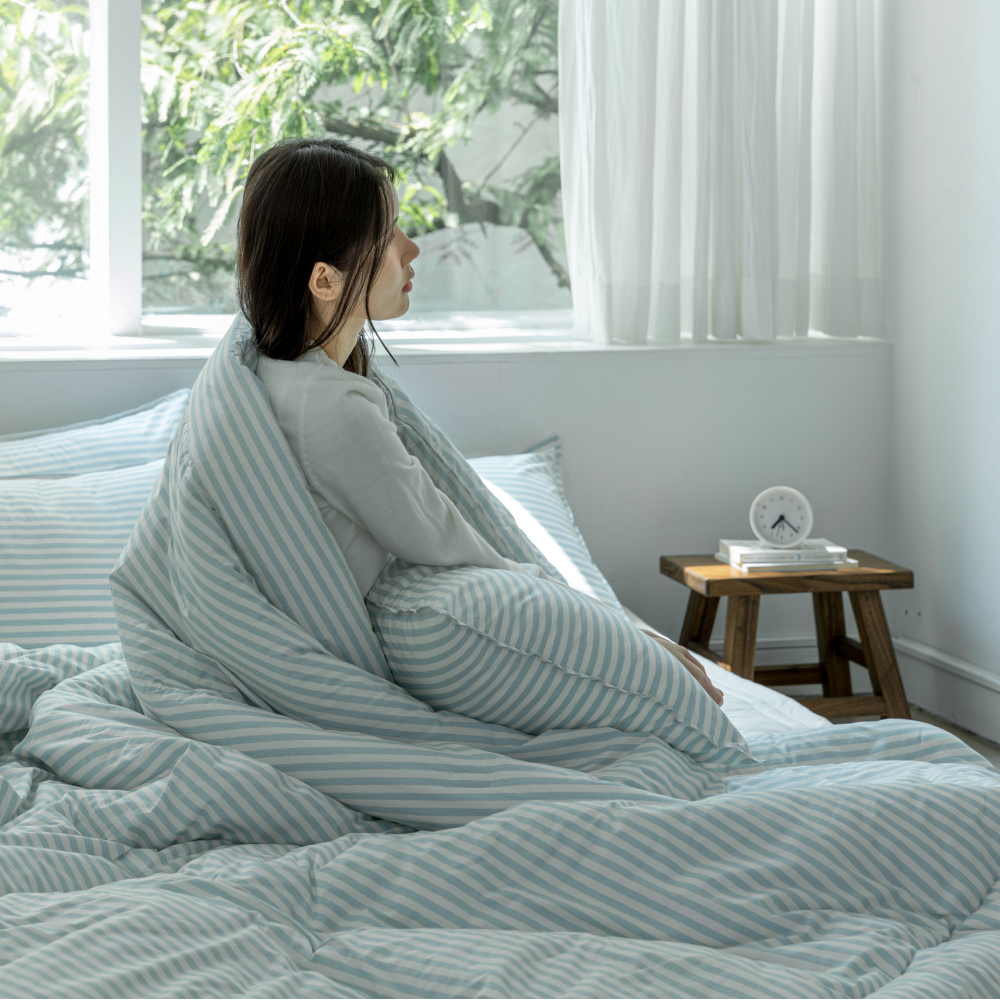 슬라운드 인네이처 호라이즌 고밀도 순면 사계절 겨울 차렵 이불 SS