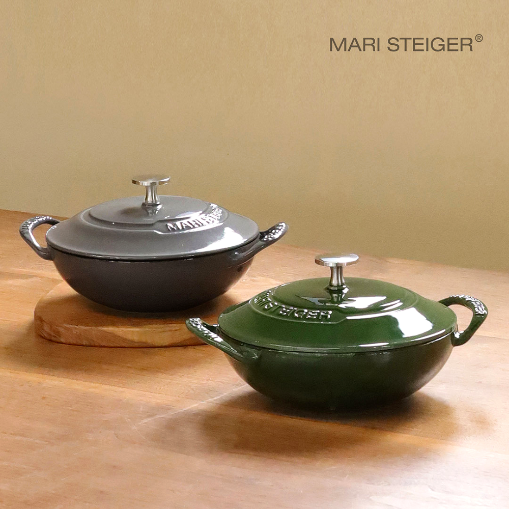 MARISTEIGER 25년 최신 미니웍 20cm 애쉬그레이 인덕션 무쇠 주물 솥밥 냄비