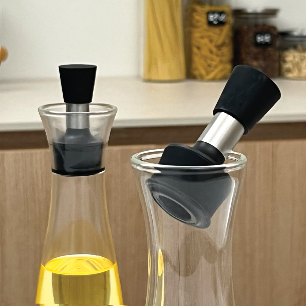 내열유리 오일병 참기름병 들기름병 공병 간장병 식용유통 식초통 디스펜서 용기 500ml - 상세 이미지 2