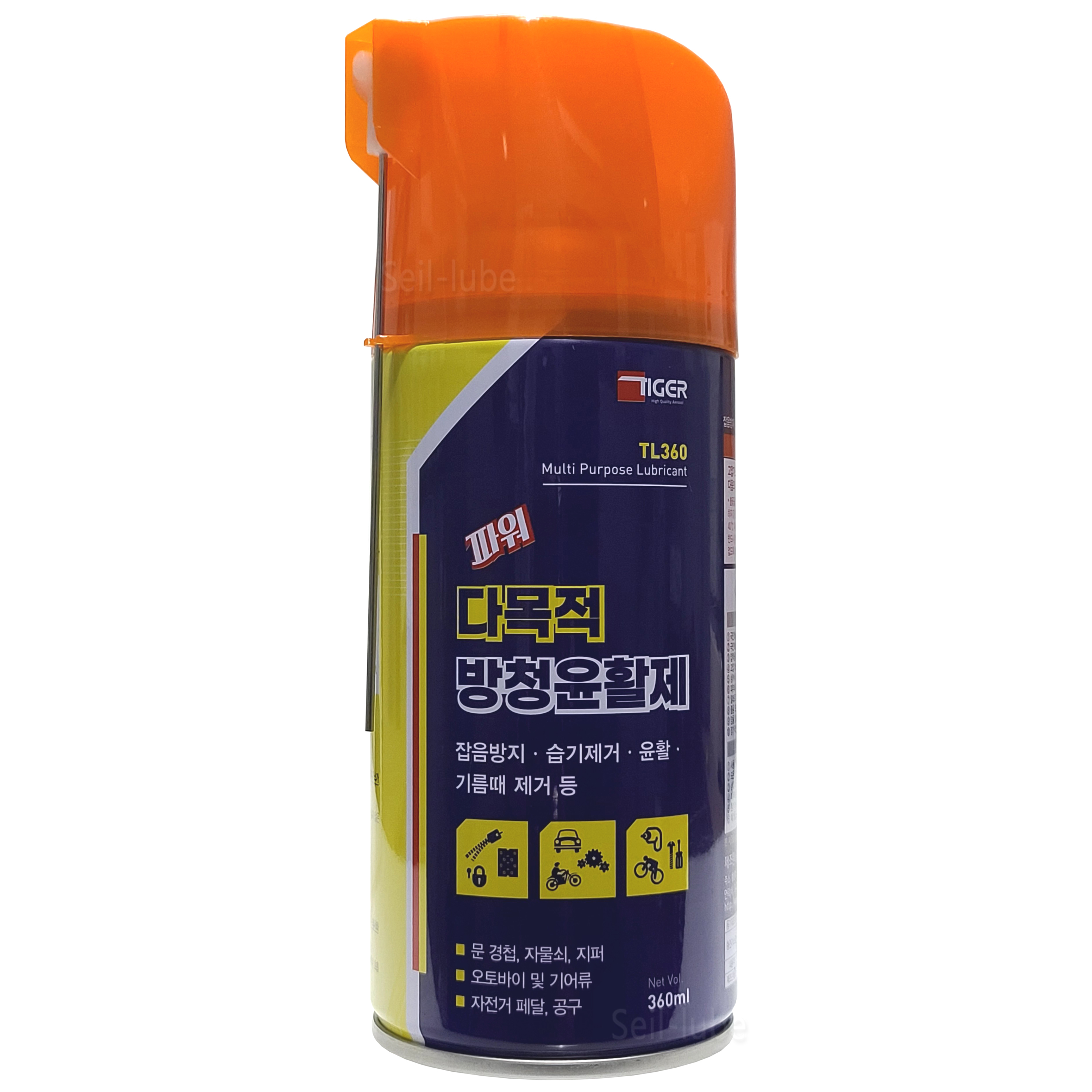타이거 파워 다목적 방청윤활제 360ml x 20개 1박스 (WD40 WD-40 저격 제품) 침투성 스프레이 윤활방청제 - 상세 이미지 3