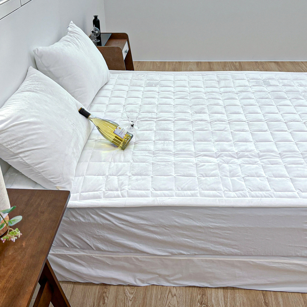 포근한 윈터테일 겨울 밍크 극세사 고정밴딩 침대패드 스노우 폭스, SS(슈퍼싱글)