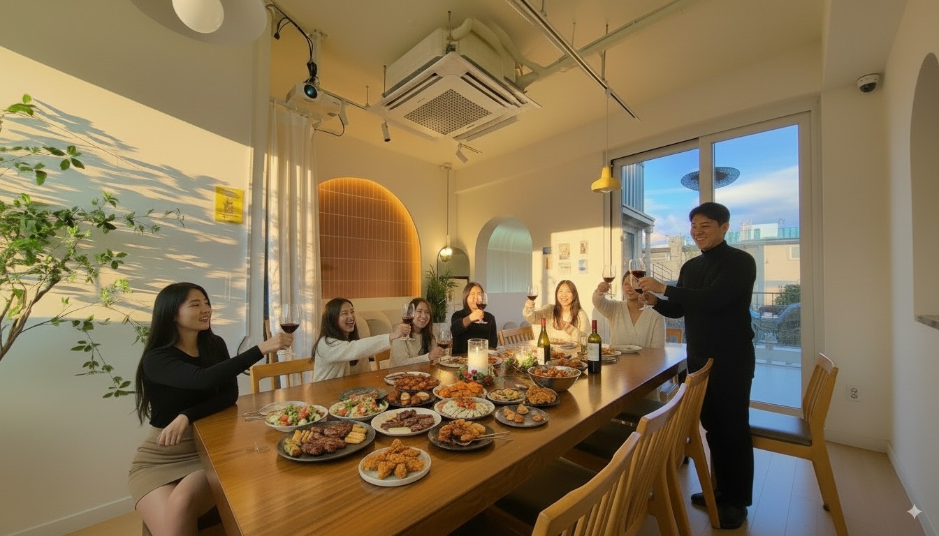 신년회 서울 을지로 바베큐 루프탑 파티룸 생일 워크샵 홍대 왕십리 대관 대여 강남 잠실